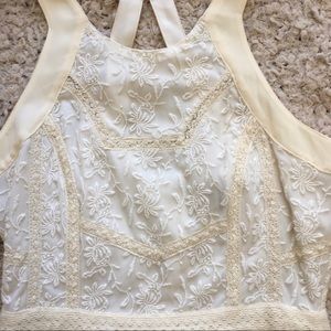 Ivory lace dress